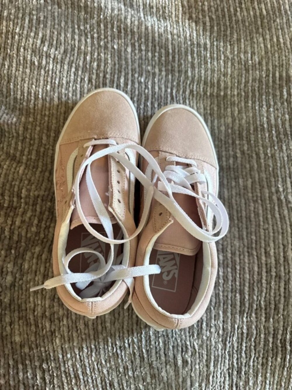 Vans pink shoes size 6.5
